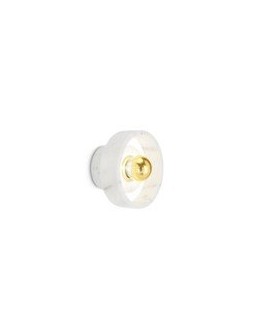 Step into Design UNIVERSO marble gold 18cm wall lamp.     