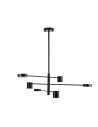 Step into Design Lampa wisząca CLEX - 6P LED czarna 100cm            