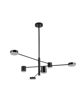 Step into Design CLEX pendant lamp - 6P LED black 100cm      - product 2