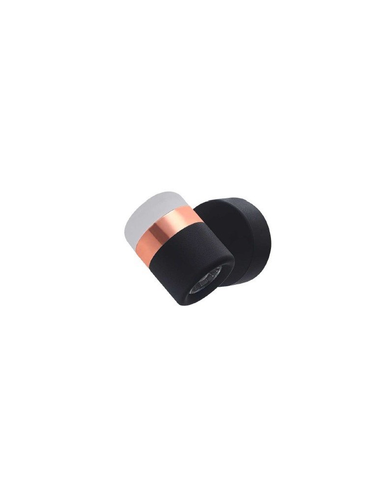 LED wall lamps - Step into Design POCCO LED wall lamp black 16cm     - product kolory-swiatla.pl 1