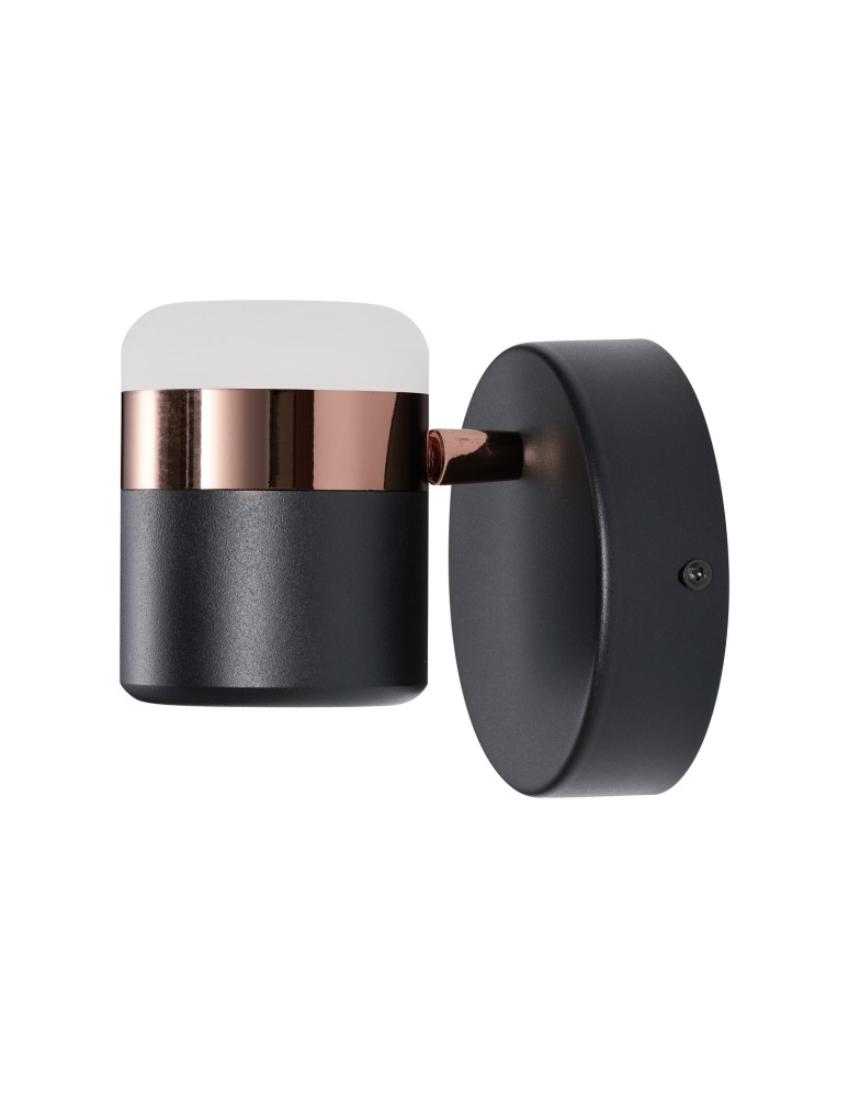 LED wall lamps - Step into Design POCCO LED wall lamp black 16cm     - product kolory-swiatla.pl 3