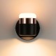 Step into Design Lampa ścienna POCCO LED czarna 16cm 