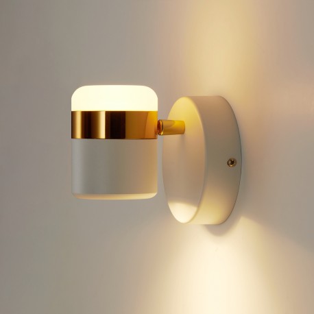 Step into Design Lampa ścienna POCCO LED biała 16cm 