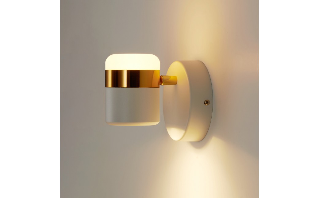 Step into Design Lampa ścienna POCCO LED biała 16cm 