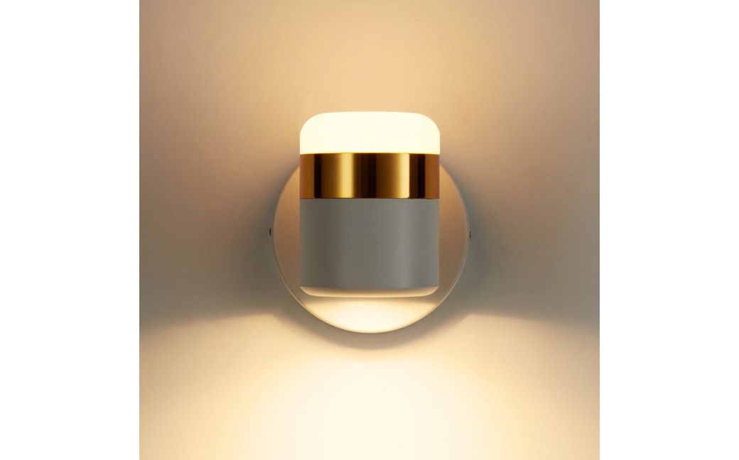 Step into Design Lampa ścienna POCCO LED biała 16cm 