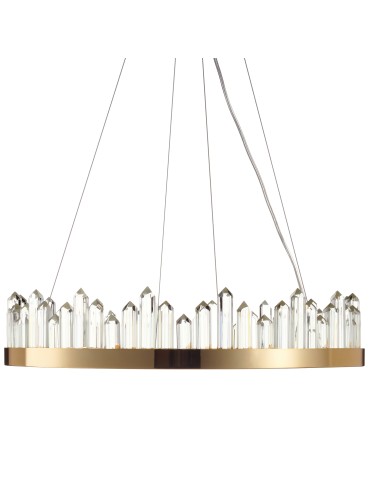 Step into Design LUSSO LED pendant lamp gold 60cm    