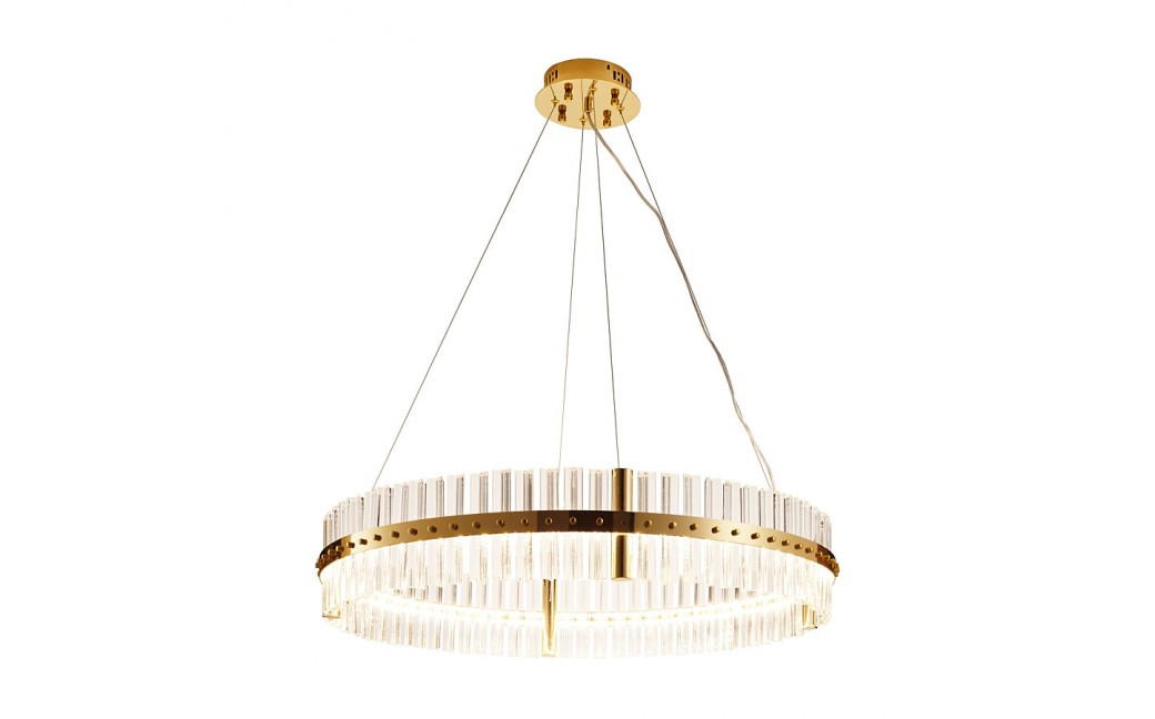 Step into Design Lampa wisząca AURA LED złota 85cm 