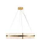 Glamour pendant lamps - Step into Design AURA LED pendant lamp gold 85cm     - product 3