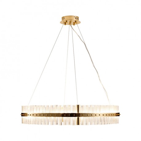 Step into Design Lampa wisząca AURA LED złota 85cm 
