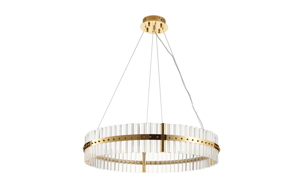 Step into Design Lampa wisząca AURA LED złota 85cm 