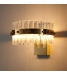 Glamour wall lamps - Step into Design AURA gold 18cm wall lamp     - product 2