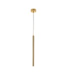 Pendant tube lamps - Step into Design SLIM pendant lamp gold 45cm     - product 1