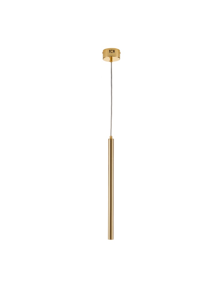 Pendant tube lamps - Step into Design SLIM pendant lamp gold 45cm     - product kolory-swiatla.pl 1