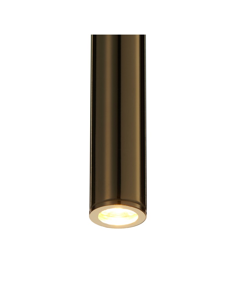 Pendant tube lamps - Step into Design SLIM pendant lamp gold 45cm     - product kolory-swiatla.pl 5