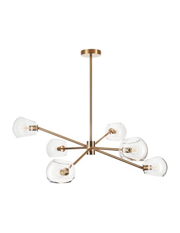 Step into Design COSMIC-6 gold 75cm pendant lamp    