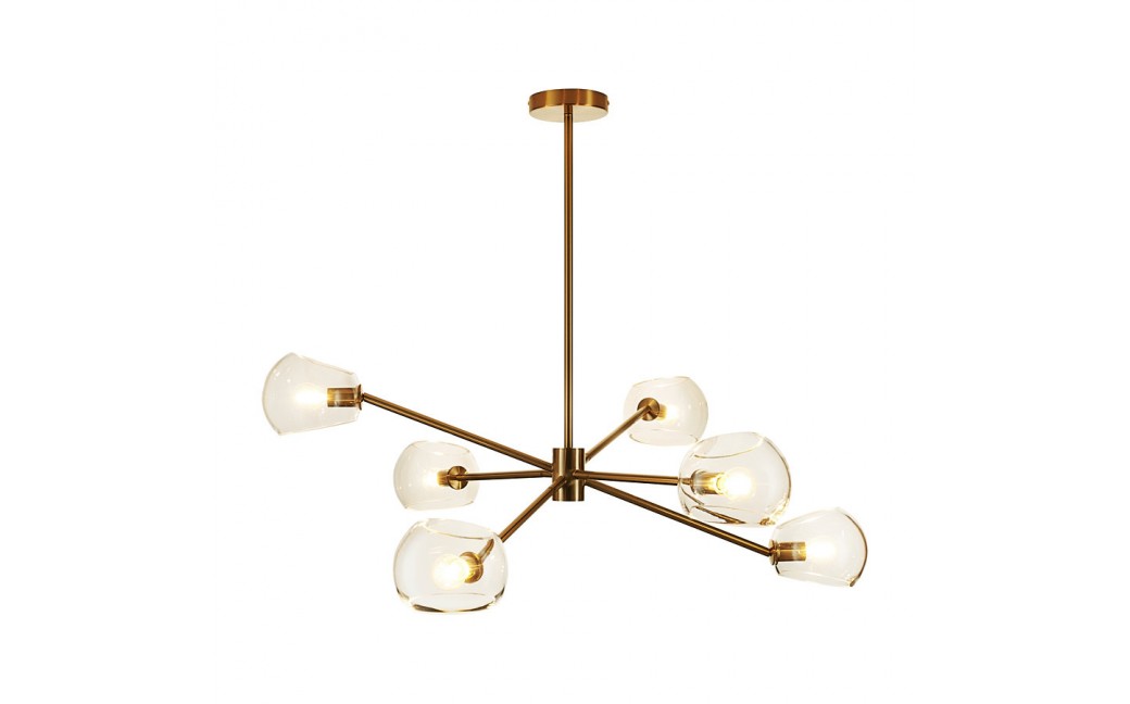 Step into Design Lampa wisząca COSMIC-6 złota 75cm 