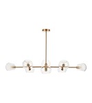 Pendant lamps spheres - Step into Design COSMIC-8 gold 85cm pendant lamp     - product 2