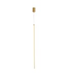 Pendant tube lamps - Step into Design SPARO L LED pendant lamp gold 100cm      - product 4