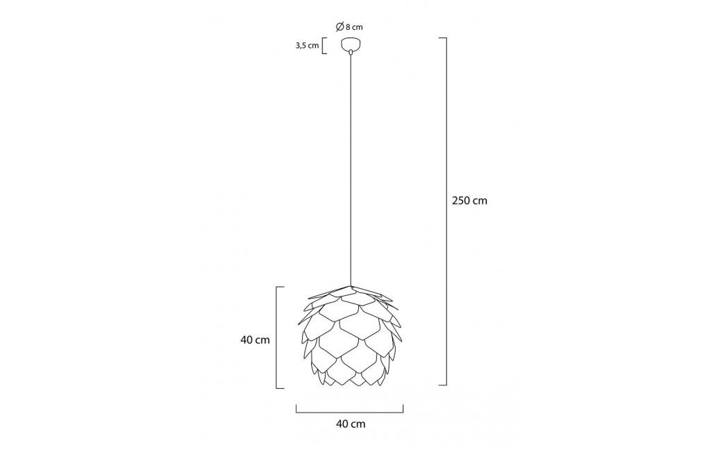 King Home Lampa wisząca CONO 43 (MD20029-430)