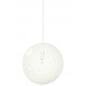 King Home Lampa wisząca LUNA 60 biała - sznurek konopny (1027S-600.WHITE)