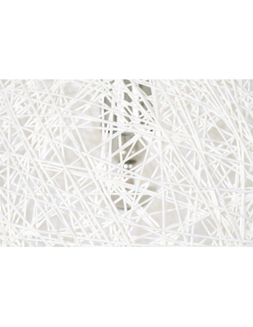 King Home Lampa wisząca LUNA 60 biała - sznurek konopny (1027S-600.WHITE) - produkt 2