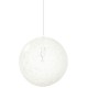 King Home Lampa wisząca LUNA 80 biała - sznurek konopny (1027S-800.WHITE)