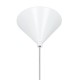 King Home Lampa wisząca LUNA 80 biała - sznurek konopny (1027S-800.WHITE)