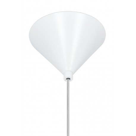 King Home Lampa wisząca LUNA 80 biała - sznurek konopny (1027S-800.WHITE)