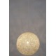 King Home Lampa wisząca LUNA 80 biała - sznurek konopny (1027S-800.WHITE)