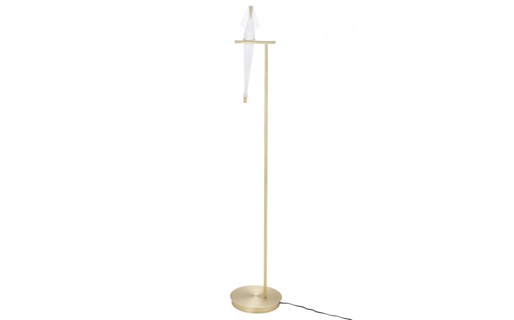 King Home Lampa podłogowa LORO FLOOR złota - LED (ML8113-1)