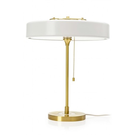 King Home Lampa biurkowa ARTE biało-złota - aluminium, szkło (MT21409-3-350)