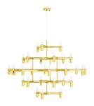 King Home Lampa wisząca ATOMIC GRANDE zlota (XCP9120-30.GOLD) King Home Lampa wisząca ATOMIC GRANDE zlota (XCP9120-30.GOLD)