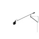 King Home Lampa ścienna RIFLE czarna - włókno węglowe, metal (JB7016L/MSE010400149)
