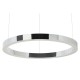 King Home Lampa wisząca RING 80 srebrna - LED, stal polerowana (JD8169-80.SILVER)