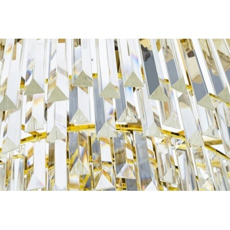 King Home Lampa wisząca IMPERIAL GOLD 60 - stal, kryształ (DW-D5688S.GOLD)