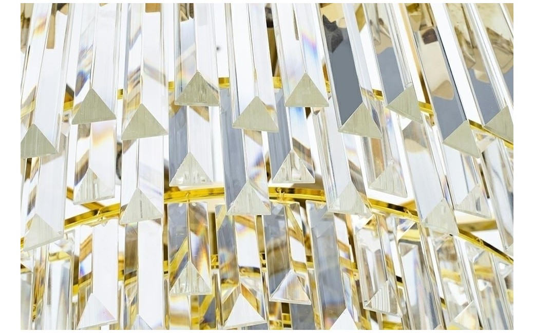 King Home Lampa wisząca IMPERIAL GOLD 60 - stal, kryształ (DW-D5688S.GOLD)