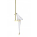 King Home Lampa wisząca LORO 1 złota - LED (MD8113-1)