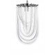 King Home Lampa wisząca MURANO S chrom - szkło, metal (JD9607-S.CHROM)