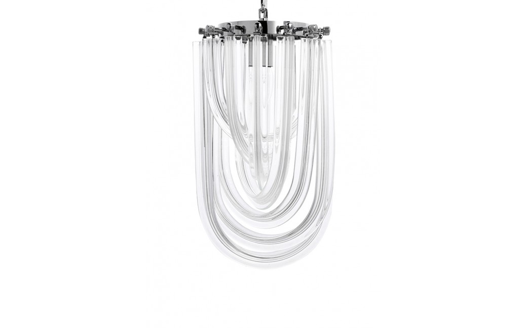 King Home Lampa wisząca MURANO S chrom - szkło, metal (JD9607-S.CHROM)