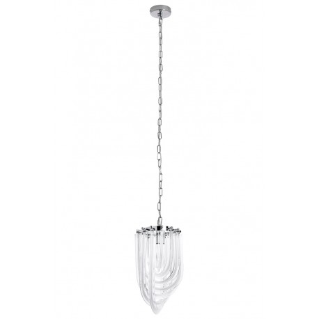 King Home Lampa wisząca MURANO S chrom - szkło, metal (JD9607-S.CHROM)