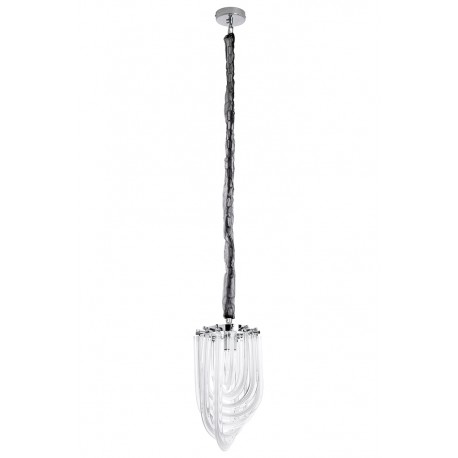 King Home Lampa wisząca MURANO S chrom - szkło, metal (JD9607-S.CHROM)