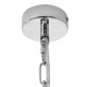 King Home Lampa wisząca MURANO S chrom - szkło, metal (JD9607-S.CHROM)