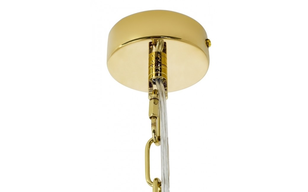 King Home Lampa wisząca MURANO L złota - szkło, metal (JD9607-L.GOLD)