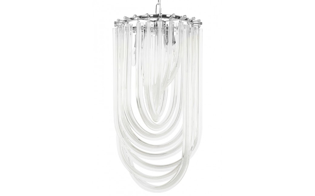 King Home Lampa wisząca MURANO L chrom - szkło, metal (JD9607-L.CHROM)