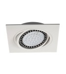 Square flush-mounted lamps - Zuma Line BOXY DL 1 White 1xGU10/AR111 Inlet 20071-WH - product 1