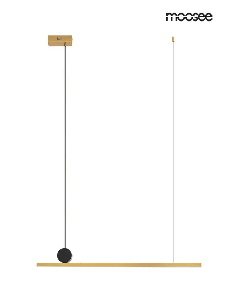 Pendant lamps - Moosee MOOSEE WAND 80 gold pendant lamp (MSE010100133) - product kolory-swiatla.pl 2