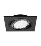 Square flush-mounted lamps - Zuma Line BOXY DL 1 Black 1xGU10/AR111 Drop-in 20071-BK - product 1
