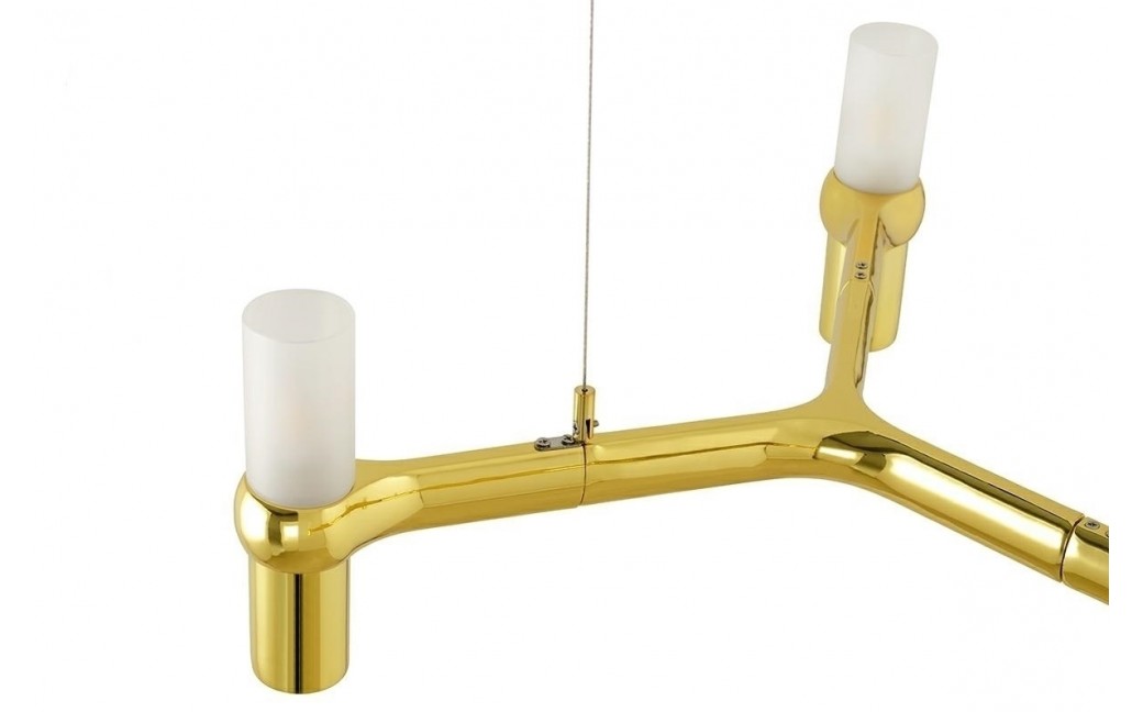 King Home Lampa wisząca ATOMIC LONG złota (DW-d1005-10C.GOLD)