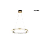 Glamour pendant lamps - Moosee MOOSEE pendant lamp SATURNUS 85 gold - LED, crystal, brushed steel (MSE010100168) - product 1