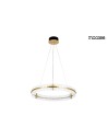 Moosee MOOSEE pendant lamp SATURNUS 85 gold - LED, crystal, brushed steel (MSE010100168)
